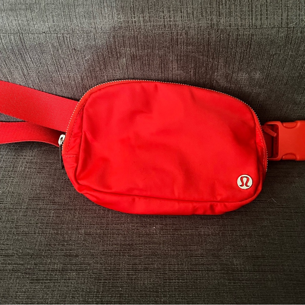 lululemon athletica Red Belt Bag